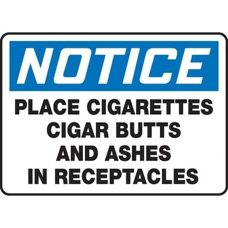 OSHA NOTICE SAFETY SIGN PLACE MSMK804VP